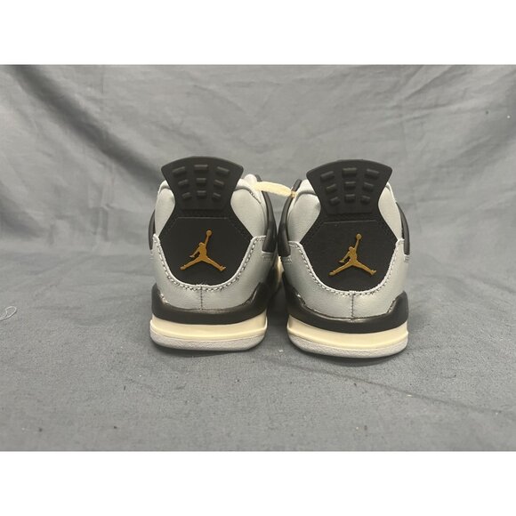 Nike Toddlers Jordan 4 Retro (TD) Sneakers Silver Black Size 9 NEW NO BOX! - Picture 6 of 9